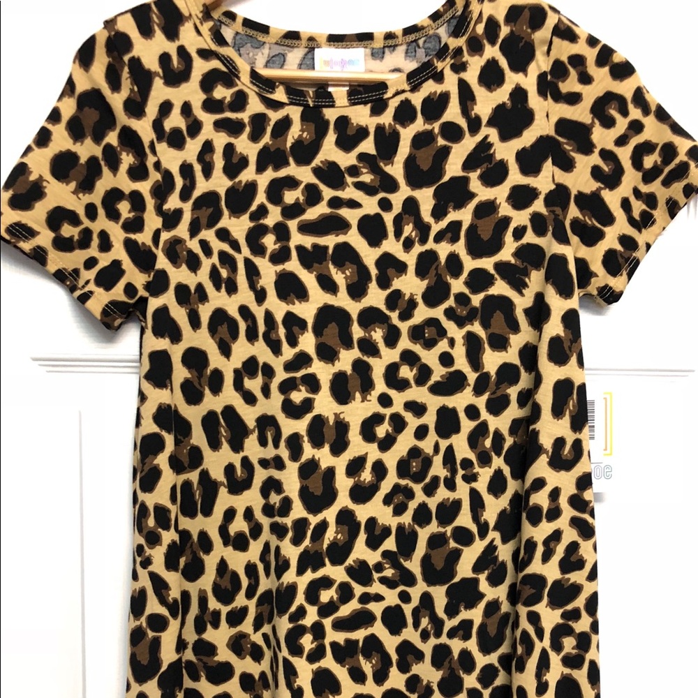 XXS LULAROE LEOPARD PRINT CARLY NWT
